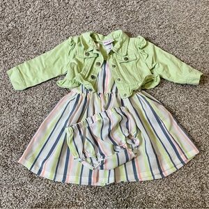 Little Lass | Baby Girl 3-Piece Dress & Jacket Set